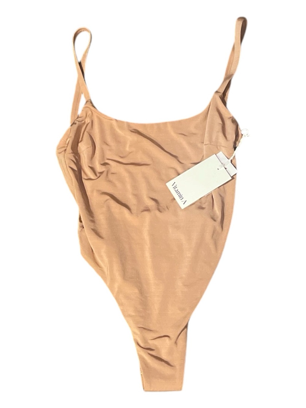 Vitamin A Jenna One Piece Swimsuit nude Desert Rose XS NWT - Picture 3 of 6